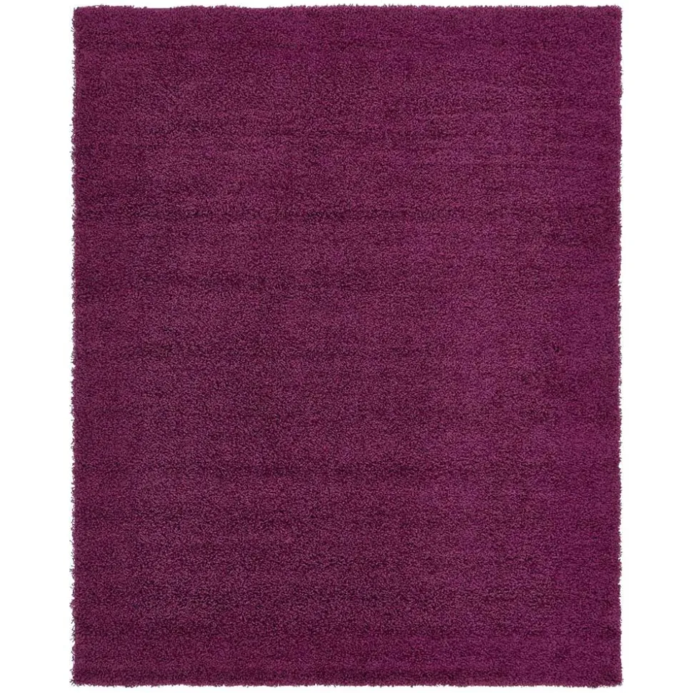 Hochflor Teppich oder Läufer in Violett - Zelio