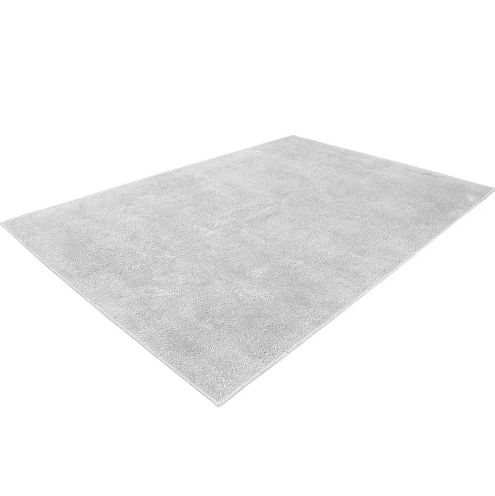 Hochflorteppich in Silbergrau - Ronin