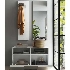 Hochglanz Garderobenmöbel Set - Castalla (dreiteilig)