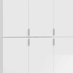 Hochglanz Kleiderschrank 6-türig - Ejulia (zweiteilig)