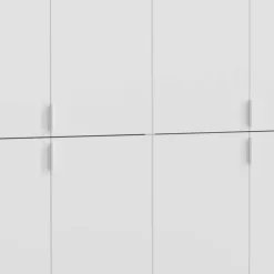 Hochglanz Kleiderschrank Set kompakt - Ejulia (dreiteilig)