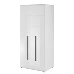 Hochglänzender Schrank in Weiß - 2-türig - Baranoma