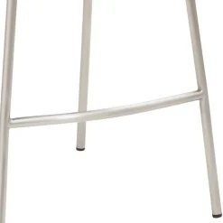 Hochhocker mit Rückenlehne in Dunkelgrau - Hobart