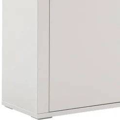 Hochkommode in Lichtgrau und Wildeiche - Ballina