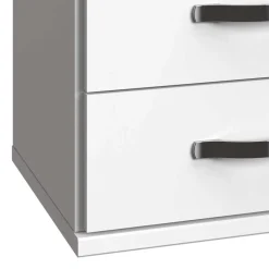 Hochkommode in Weiß & Beton Optik - Hotti