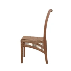 Hochlehner Rattanstuhl in Braun - Tiploma (2er Set)