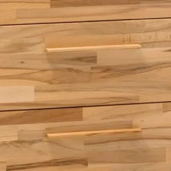 Hochwertige Kommode in Kernbuche und Beton Optik - Haruto