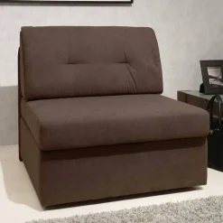 Hochwertiger Schlafsessel in Dunkelbraun - Camuna