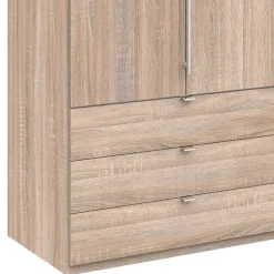 Hochwertiger Schlafzimmerschrank foliert Holzoptik - Zayun