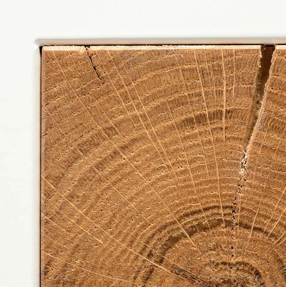 Hochwertiges Highboard in Weiß & Eiche - Smonia