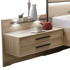 Hochwertiges Schlafzimmer Set mit LED - Licruva (vierteilig)