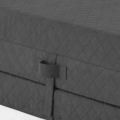 Hocker Faltmatratze in Anthrazit Webstoff - Indyron