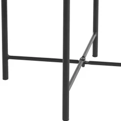 Hocker in Bordeaux Rot Samt - Car