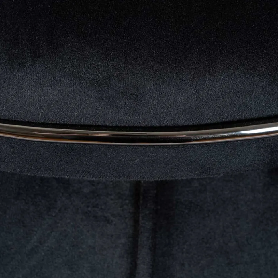 Hocker in Schwarz mit Dunkelgrau - Paladion