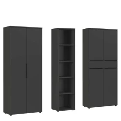 Hohe Büroschränke & Regal Kombination - Tila (dreiteilig)