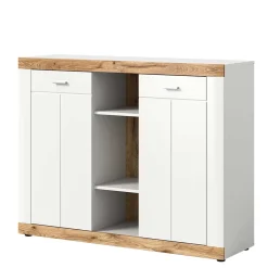 Hohe Kommode mit zwei Türen & drei Fächern - Hihat