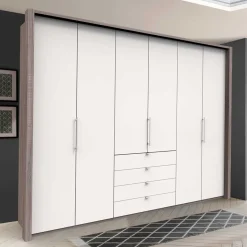 Hoher Kleiderschrank mit 3 Falttüren - Tivierto