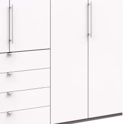 Hoher Kleiderschrank mit 3 Falttüren - Tivierto