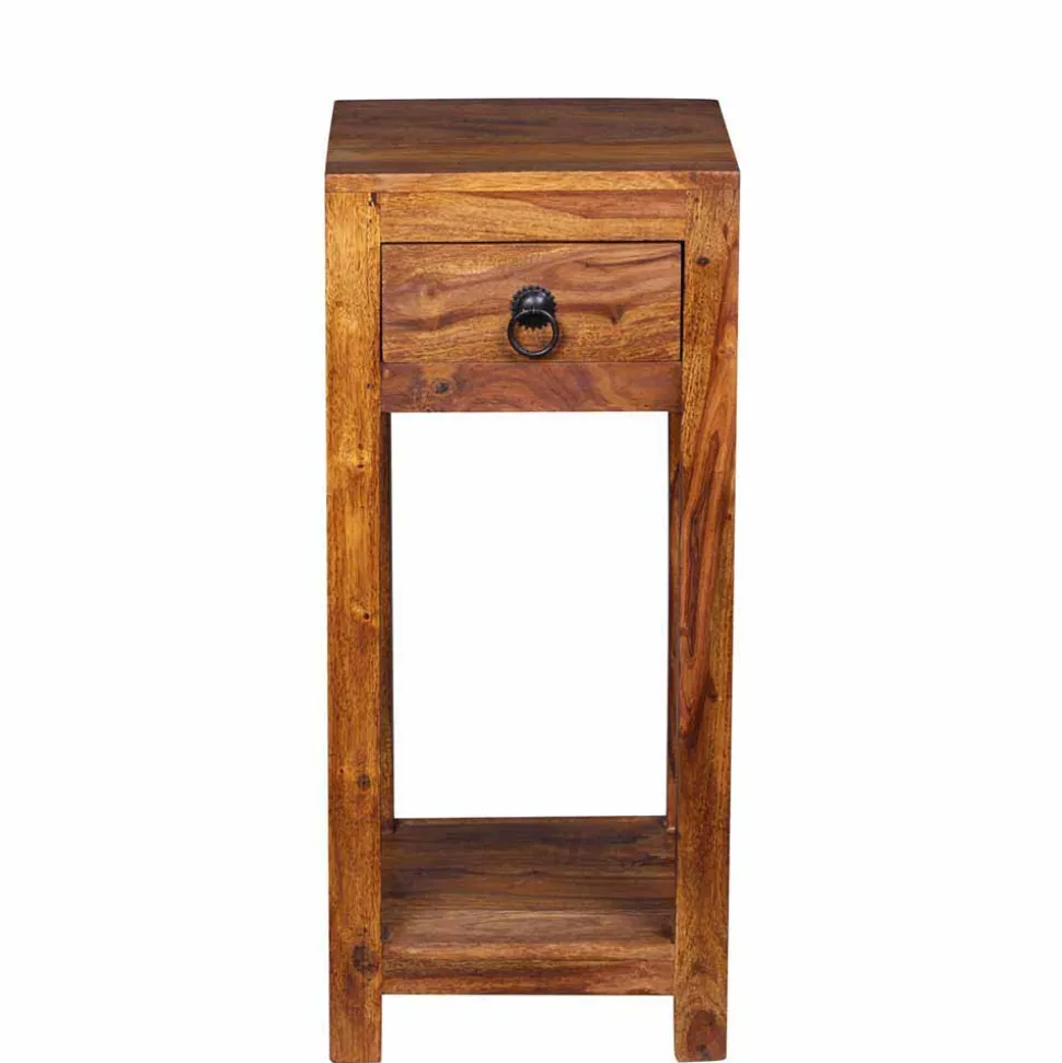 Holz Blumenständer Hoslo mit Schublade