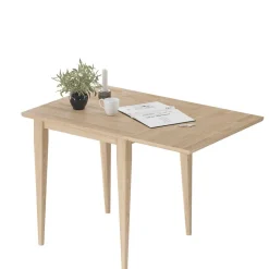 Holz Küchentisch mit Klappe aus Eiche - Emplova