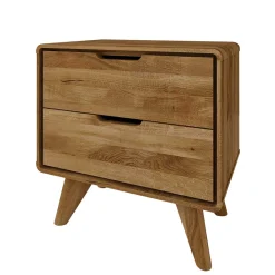 Holz Nachtkommode aus Wildeiche - Eavy