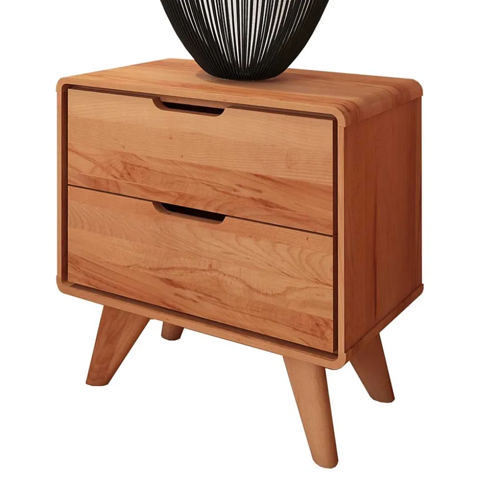 Holz Nachttische mit Schubladen - Junola
