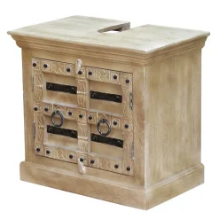 Holz Waschbeckenschrank im Shabby Chic Stil - Abid