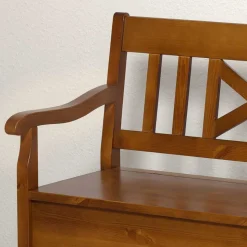 Holzbank Bistrita mit Truhe