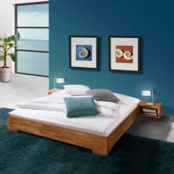 Holzbett Arzoo ohne Kopfteil