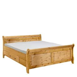 Holzbett Corabia mit Nachtkommoden (dreiteilig)