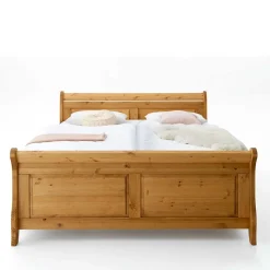 Holzbett Corabia mit Nachtkommoden (dreiteilig)