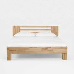 Holzbett Life in Kernbuche natur geölt