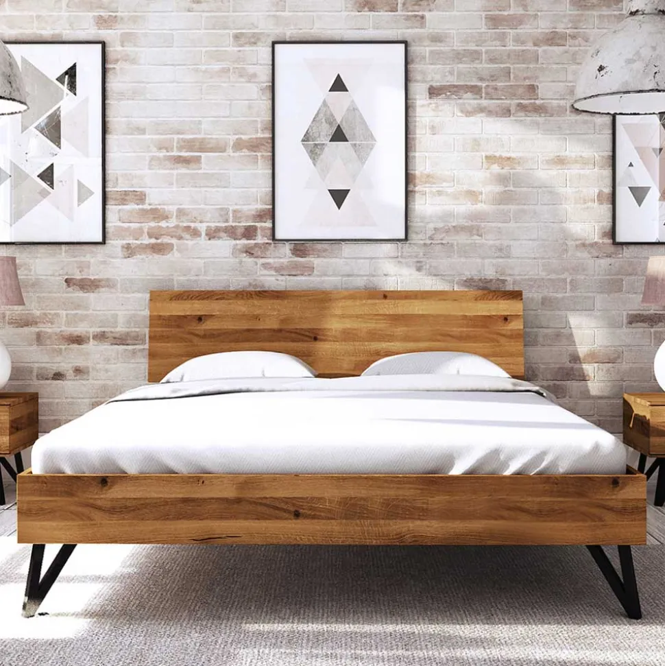 Holzbett mit Überlänge 220 cm - Mandirov