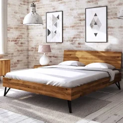 Holzbett mit Überlänge 220 cm - Mandirov