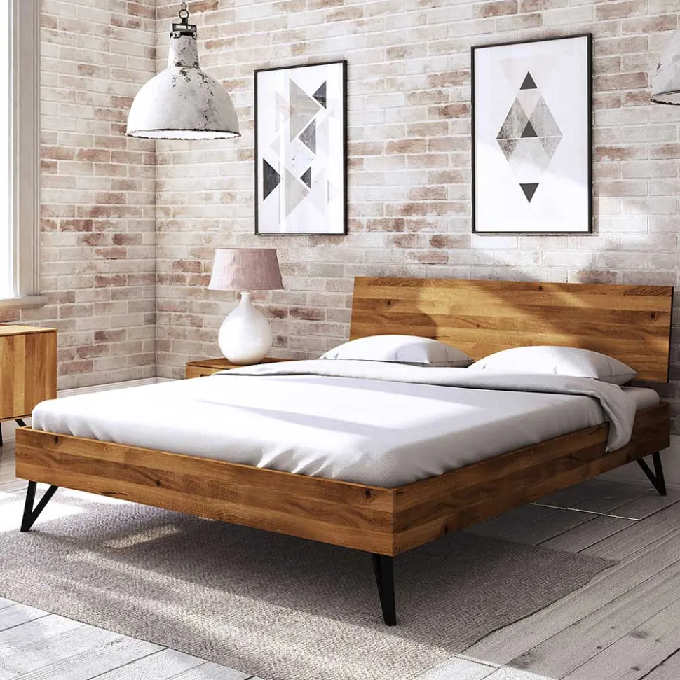 Holzbett mit Überlänge 220 cm - Mandirov