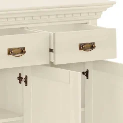 Holzkommode in Cremefarben gewachst - Rospus