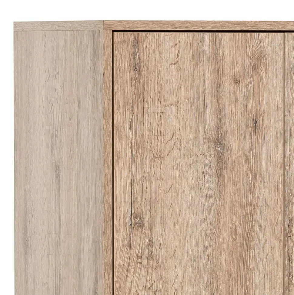 Holzoptik Büroschrank in Wildeiche - Jytte