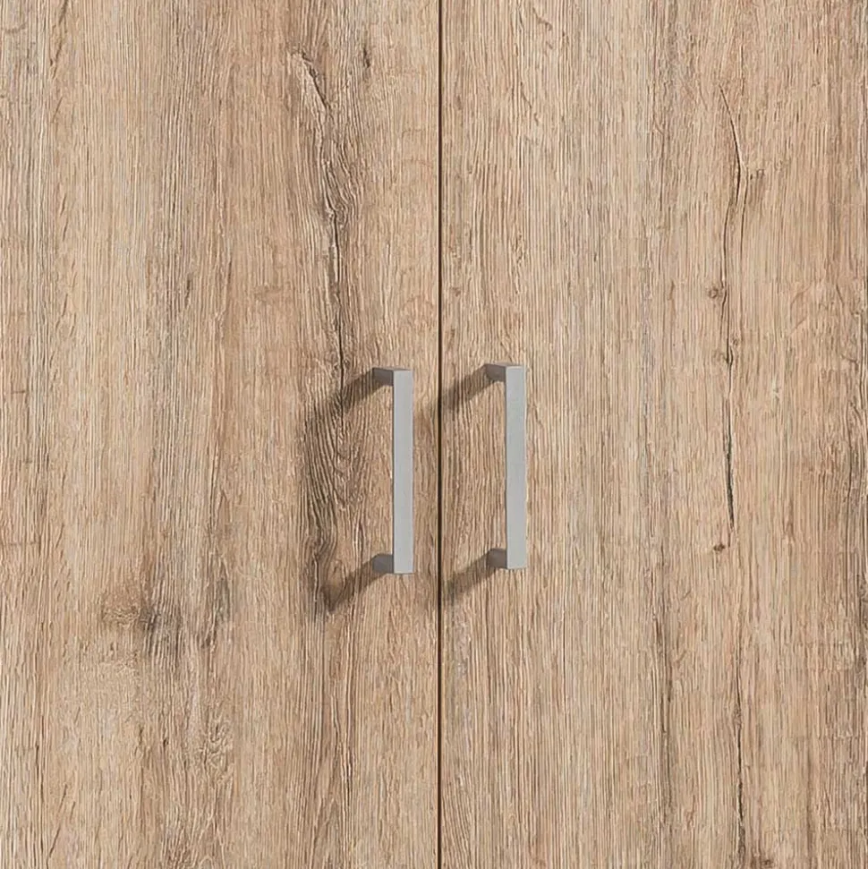 Holzoptik Büroschrank in Wildeiche - Jytte