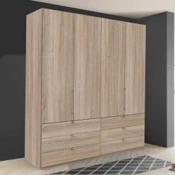 Holzoptik Schlafzimmerkleiderschrank 200cm - Zayun