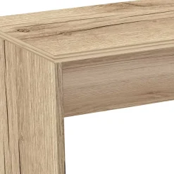 Holzoptik Schreibtisch in Wildeiche - 130x75x50 cm - Bladino