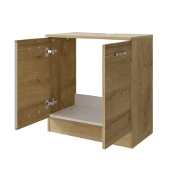 Holzoptik Waschbeckenschrank in Eiche - Habanna