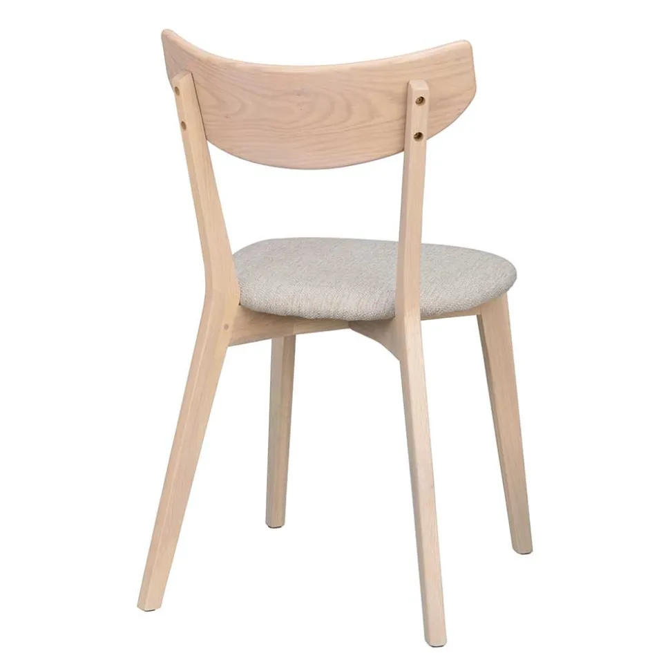 Holzstühle mit Polstersitz - Mikene (2er Set)