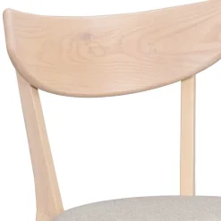 Holzstühle mit Polstersitz - Mikene (2er Set)