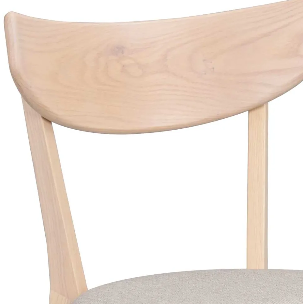 Holzstühle mit Polstersitz - Mikene (2er Set)