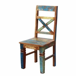 Holzstuhl Jamaica aus Recyclingholz (2er Set)