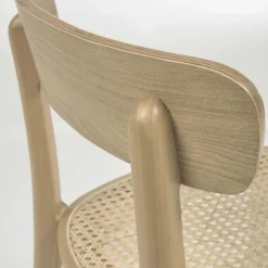 Holzstuhl mit Wiener Geflecht Sitz - Wheel (2er Set)