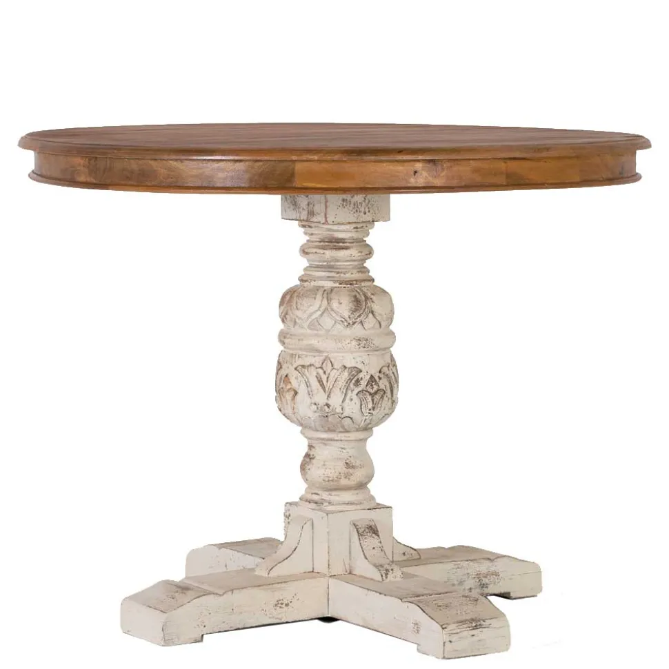 Holztisch im Vintage Landhaus Look - Emiato