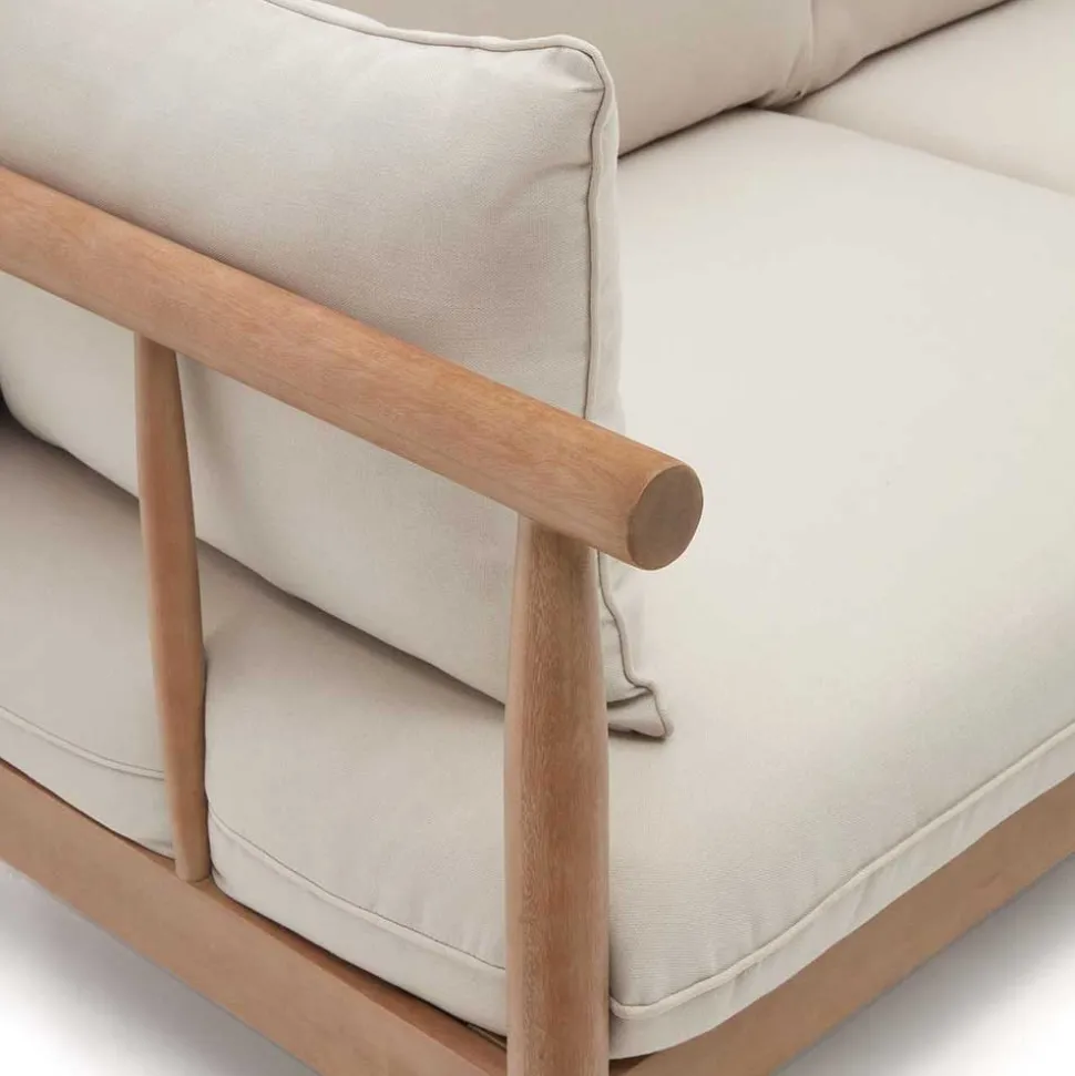 Indoor Outdoor Ecksofa & Tisch - Perconia (zweiteilig)