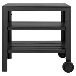 Indoor und Outdoor Servierwagen in Schwarz - Jeman
