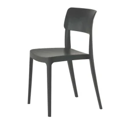 Indoor und Outdoor Stühle in Anthrazit - Dolios (4er Set)